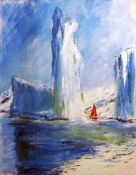 Iceberg and the Red Sail, 2020