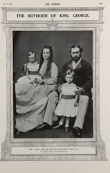 The Prince and Princess of Wales with Two of Their Children (1867)