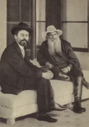 Anton Chekhov and Leo Tolstoy