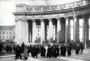 Student demonstration, St Petersburg, 1905