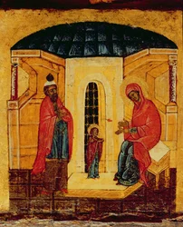 Icon Depicting Jesus in the Temple (detail)