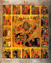 The Descent into Hell with the Scenes of the Passion of the Christ, 16th century