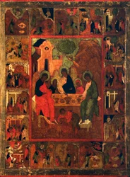 The Hospitality of Abraham Old Testament Trinity, end of 16th century