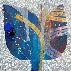 Abstract Golden Leaf