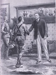 When Kimberley was relieved by French. General French and Cecil Rhodes (illustration from Cassell