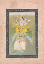 Vishnu on Garuda