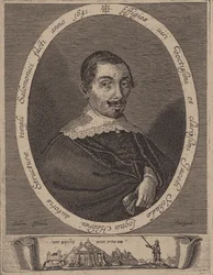 Portrait of Jacob Judah Leon 1602-1675