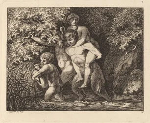 Satyr Carrying a Nymph on His Back