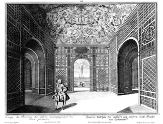 Interior of a Pavilion in the 