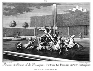 View of the Fountain of Pluto and Proserpina