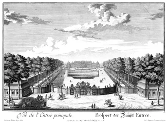 View of the Main Entrance Gate and the Upper Castle from the South