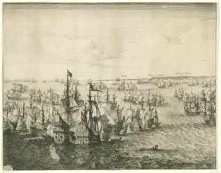 Naval Battle at Duins, 1639