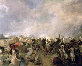The Battle of Guadalete (detail)