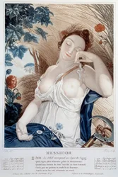 Revolutionary calendar of 21 and 22 June: Messidor: The sun is at the sign of Cancer