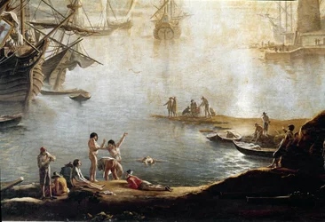 Marina of the port (detail)