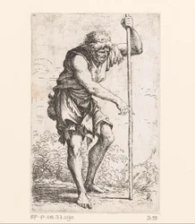 Old Man with a Stick