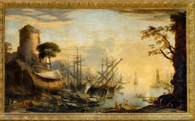 Seaport at Sunset