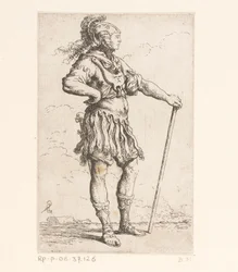 Soldier with a Stick (Small Figures)