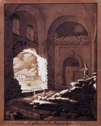 Interior of Palace of Queen Giovanna