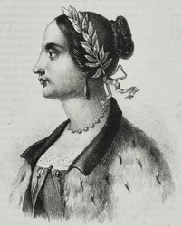 Portrait of Laura Bassi Veratti, Italian physicist and academic