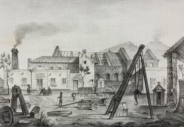 Royal Mechanical Factory in Pietrarsa, Campania, Italy