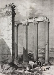 Ruins of Ionic Temple Tchavdere, Asia Minor