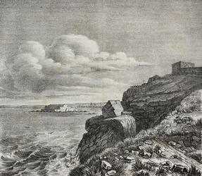 Tomb for Francois-Rene de Chateaubriand in Saint-Malo, France