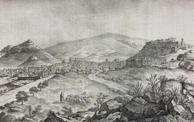 View of Athens, Greece (lithograph)