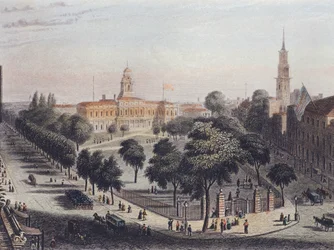 View of New York, United States of America 19th century