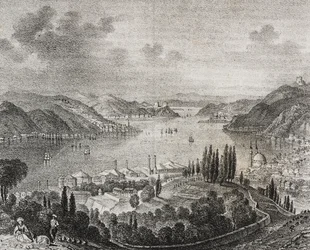 View of the Strait of the Dardanelles