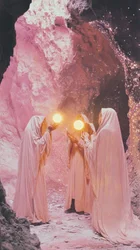 Glowing Cave Figures