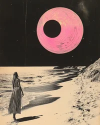 Pink Planet Beach Dream