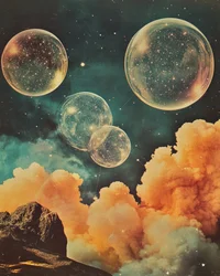 Surreal Cosmic Landscape