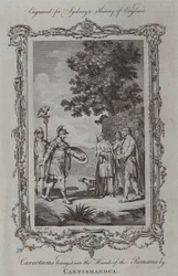 Caractacus betrayed into the Hands of the Romans by Cartismandua