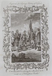 Charles I ordering his Standard to be erected on Nottingham Castle