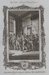 Felton assassinating the Duke of Buckingham