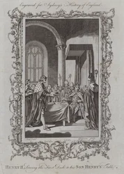 Henry II Serving the First Dish to his Son Henry