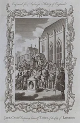 Jack Cade Declaring himself Lord of the City of London