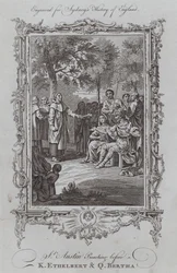 St Austin Preaching before King Ethelbert and Queen Bertha
