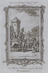 The Maid of Orleans receiving the Sword of St Catherine