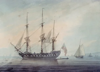 Seascape with a Frigate