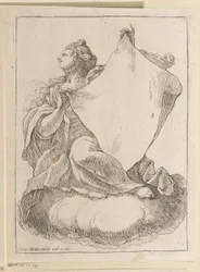 Woman with a Cloth in Her Hands