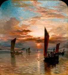 Sunset over the Forth