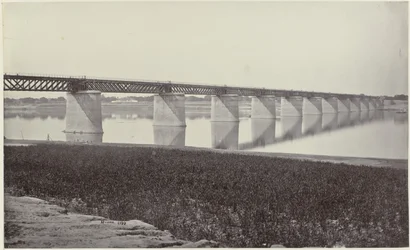 Railway Bridge Across the Jumna
