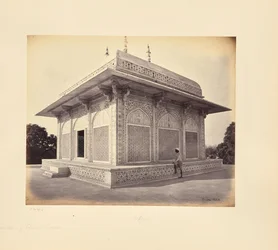 Agra; The Mausoleum of Prince Etmad-Dowlah, the Marble Cupola