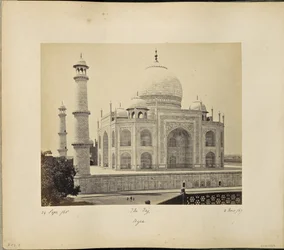 Agra; The Taj, from the Corner of the Quadrangle