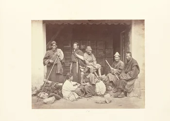 Darjeeling; Group of Bhooteas and Nepaulese