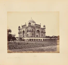 Delhi; The Mausoleum of Safdar Jung