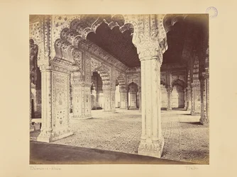 Delhi; The Palace, Interior of the Dewan-i-Kass