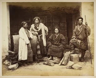 Group of Bhooteas, Darjeeling, from 